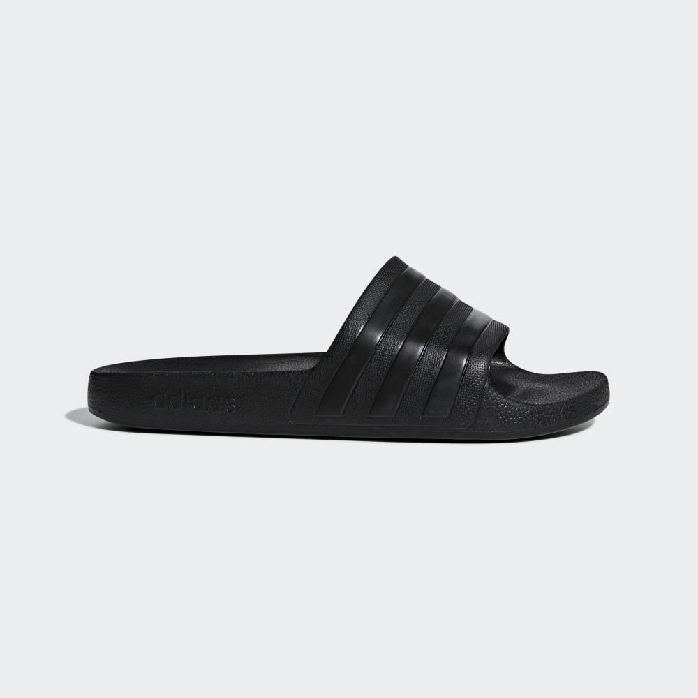 Adidas Men's Adilette Aqua Slides Black Ireland F35550